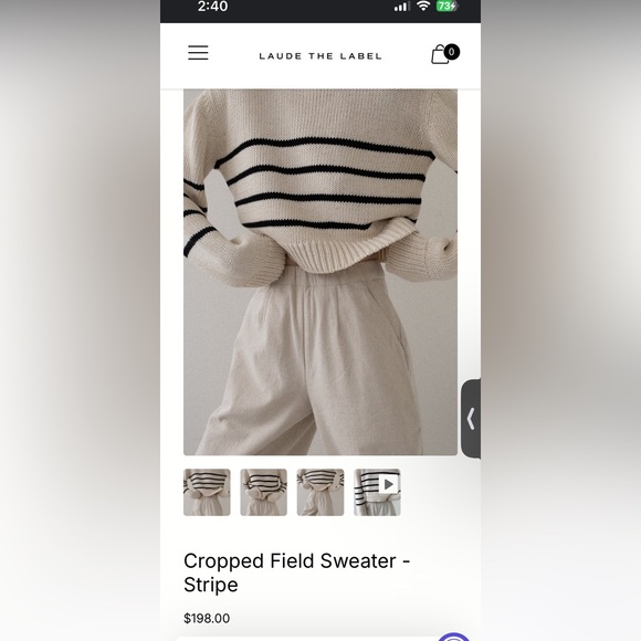 Laude the label stripped sweater - Picture 5 of 5